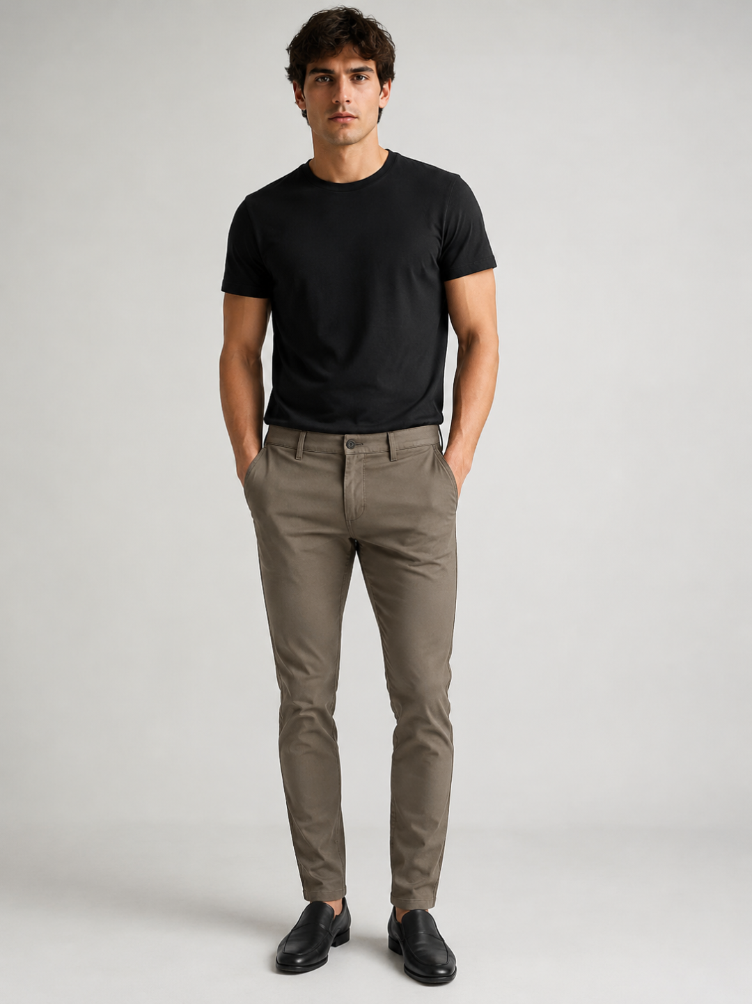 Calça Ck Chino Slim — Areia 