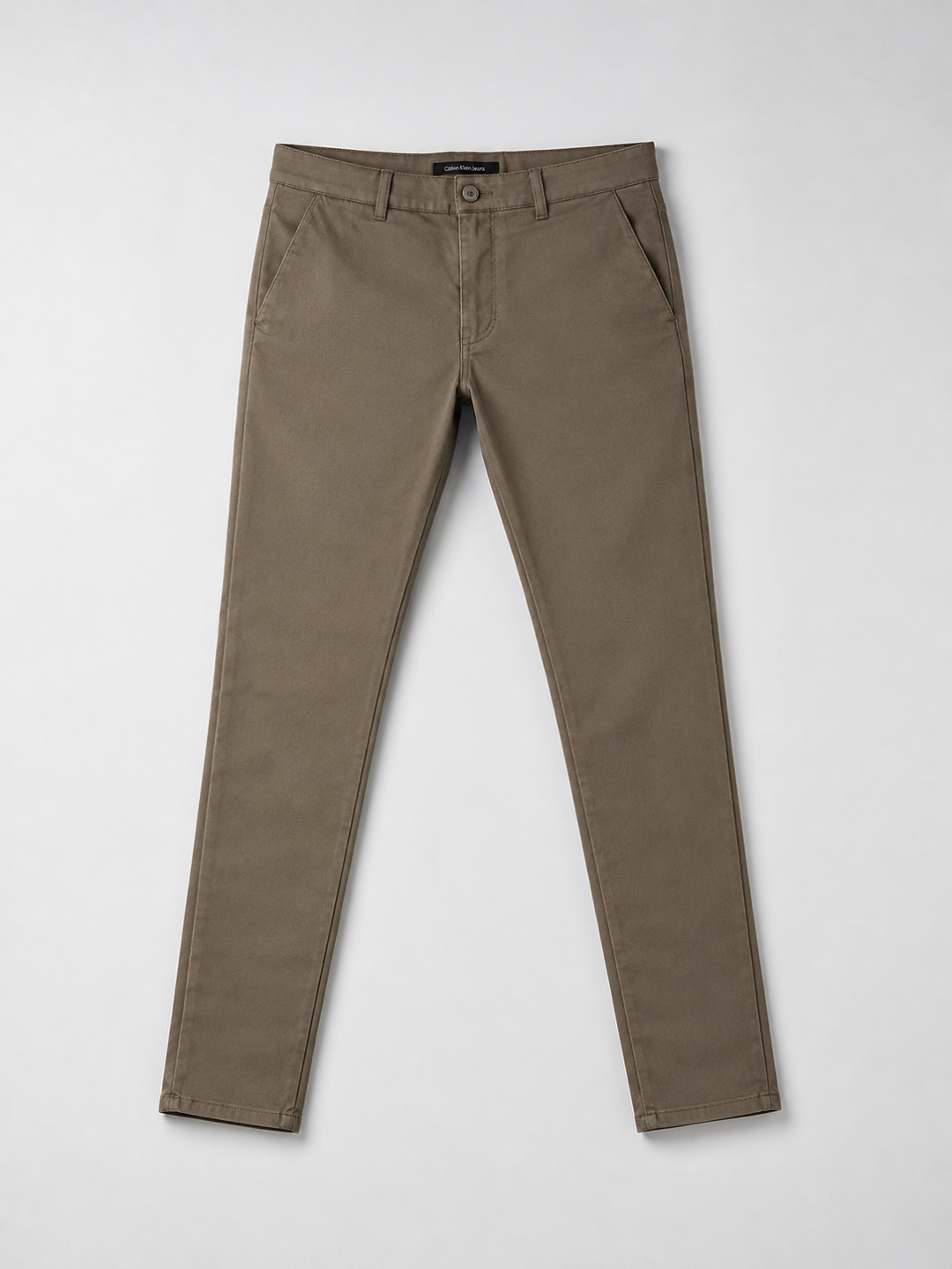 Calça Ck Chino Slim — Areia  — foto 2