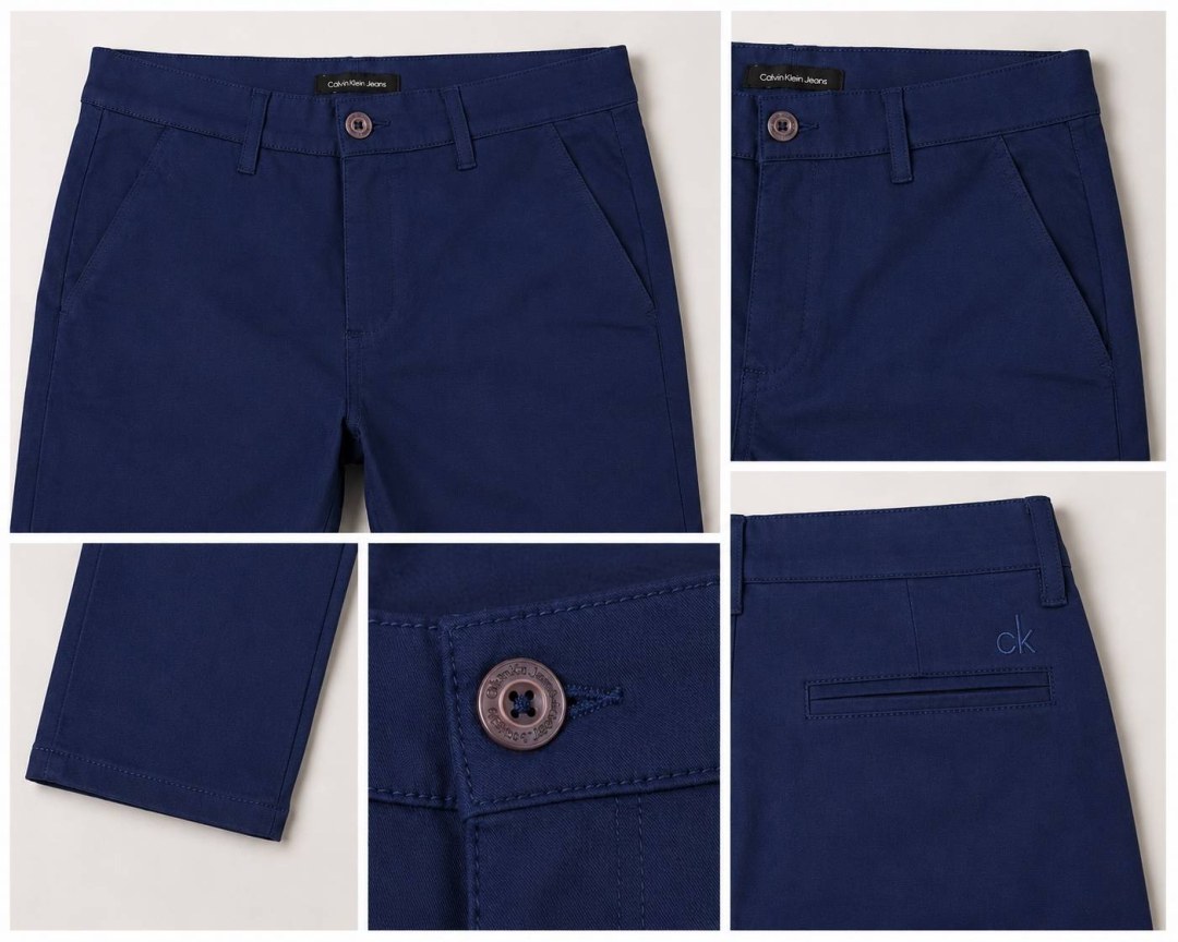 Calça Ck Chino Slim — Marinho — foto 5