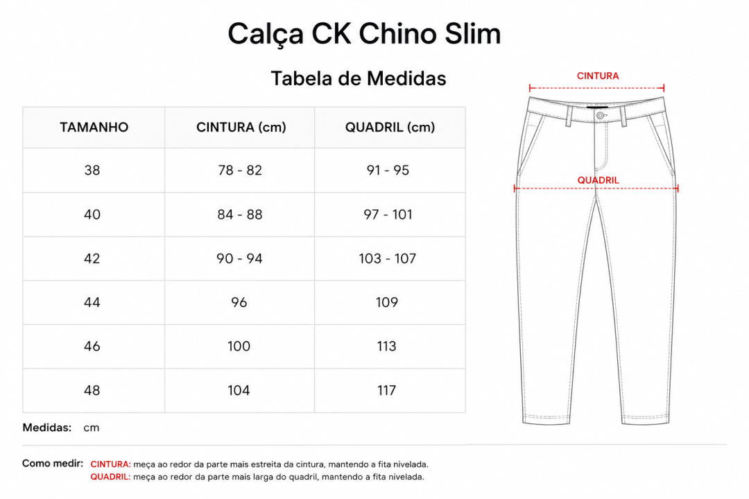 Calça Ck Chino Slim — Marinho — foto 6