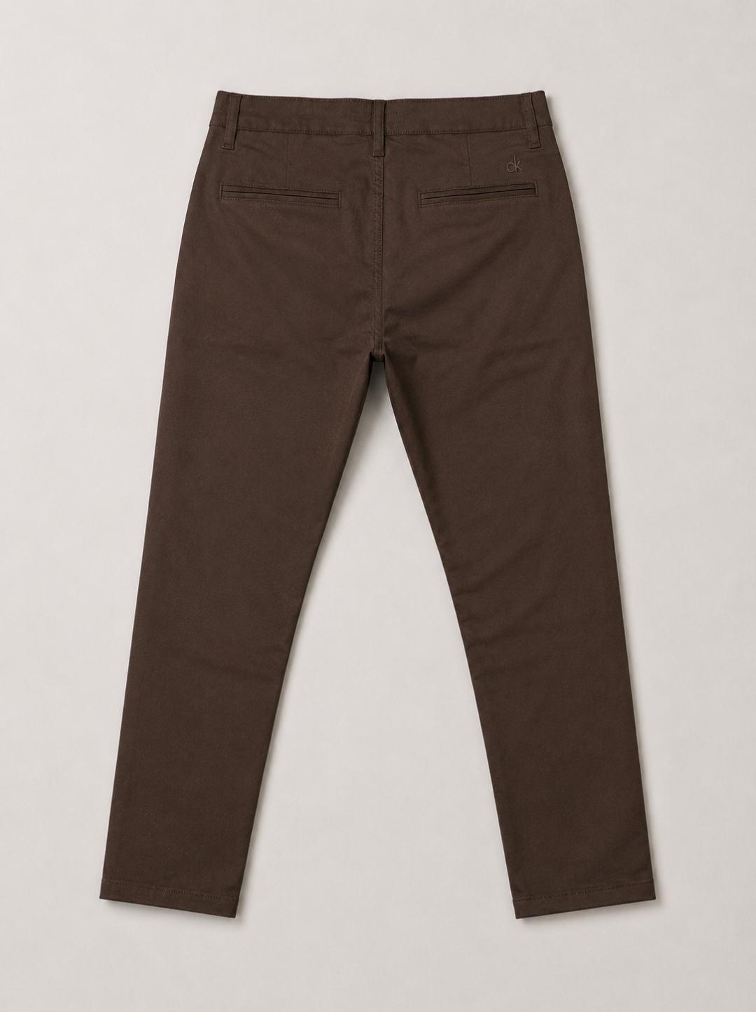 Calça Ck Chino Slim —  Marrom — foto 4