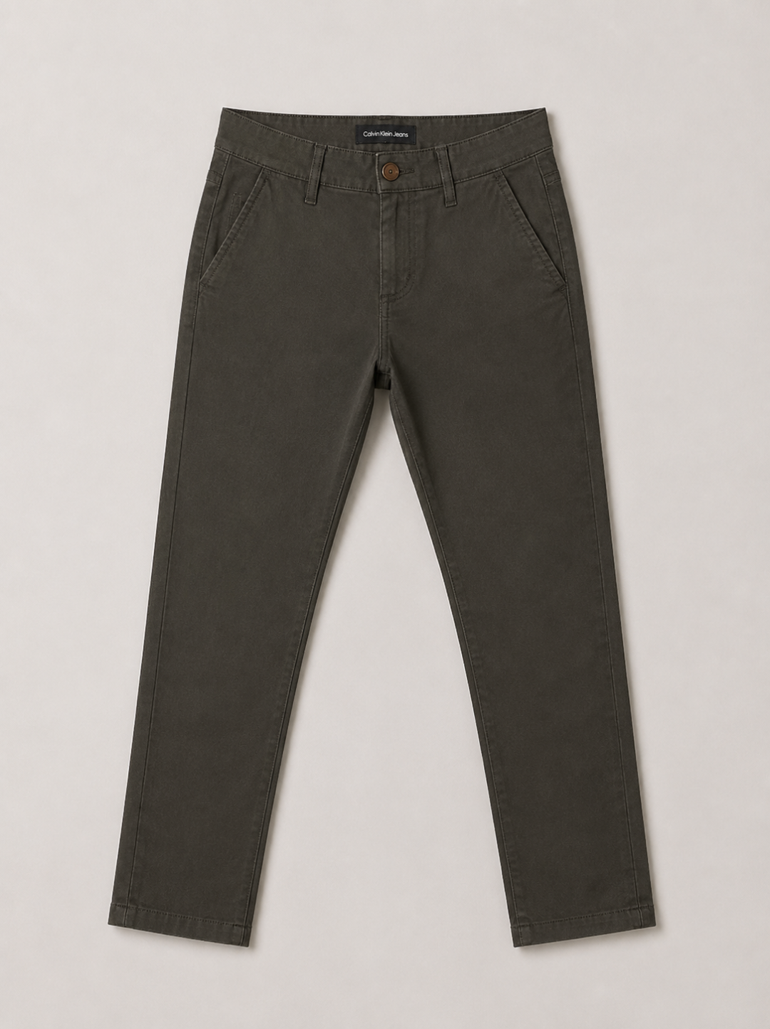 Calça Ck Chino Slim —  Musgo — foto 2