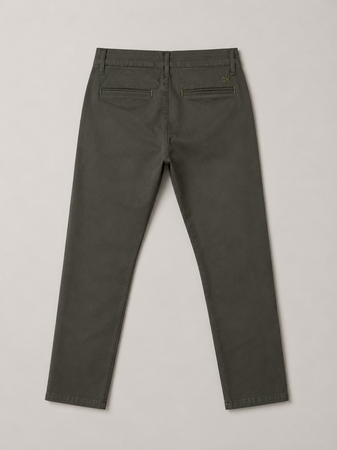 Calça Ck Chino Slim —  Musgo — foto 4