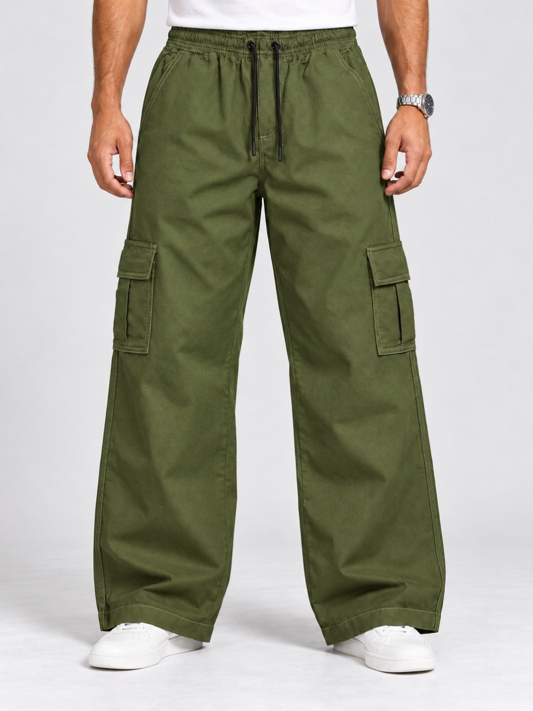 Calça de Sarja Cargo — foto 3