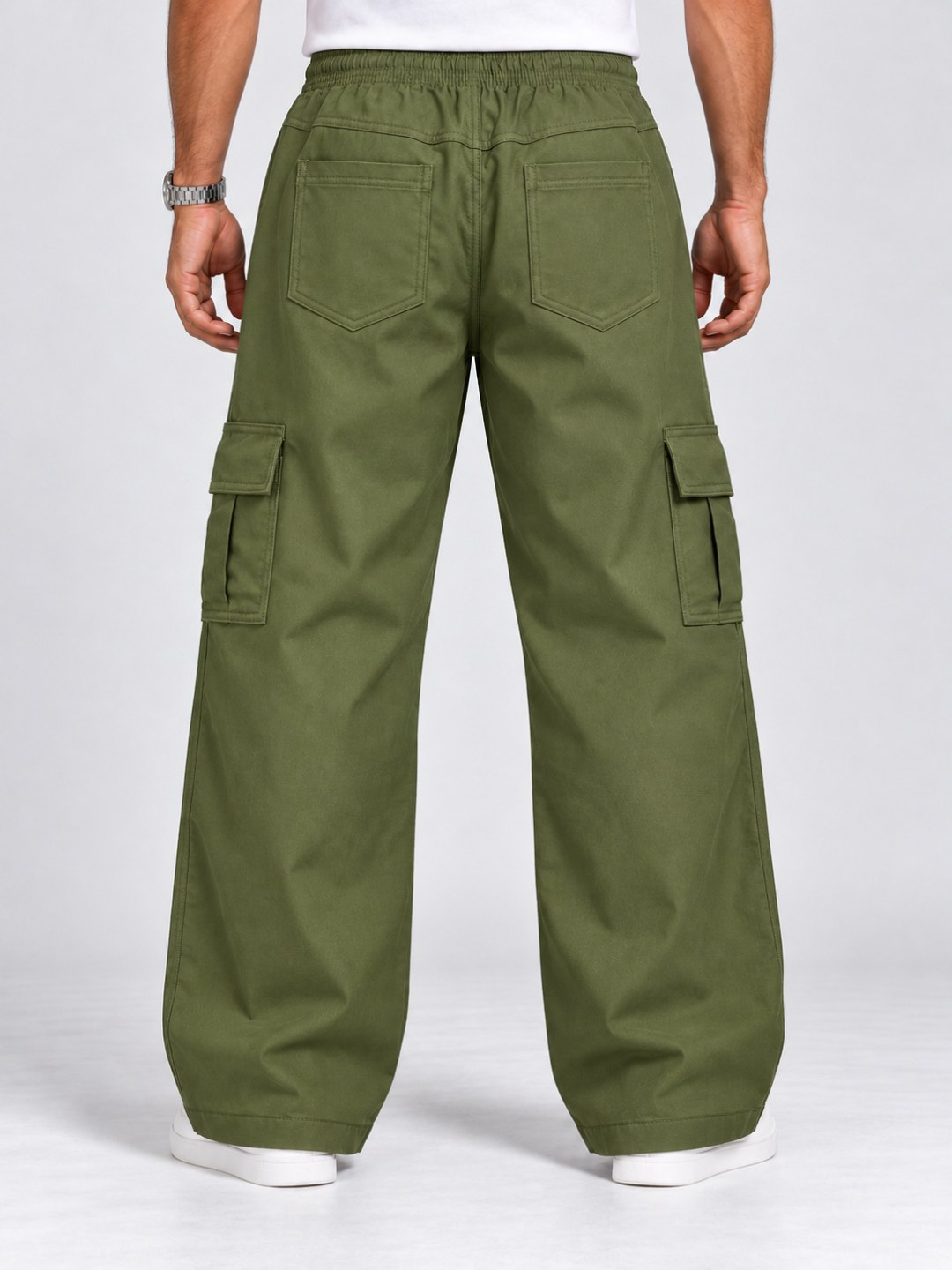 Calça de Sarja Cargo — foto 4