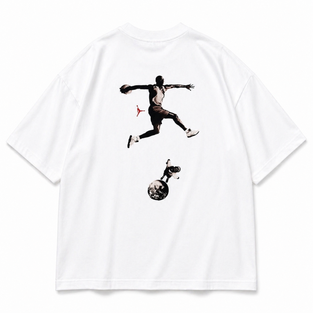 Camisa oversized M.jordan branca 