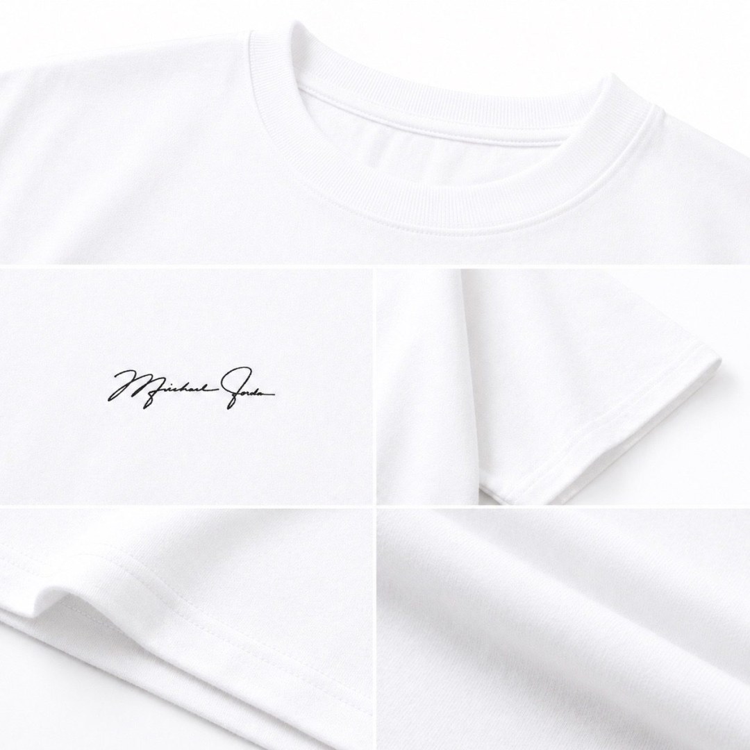 Camisa oversized M.jordan branca  — foto 5