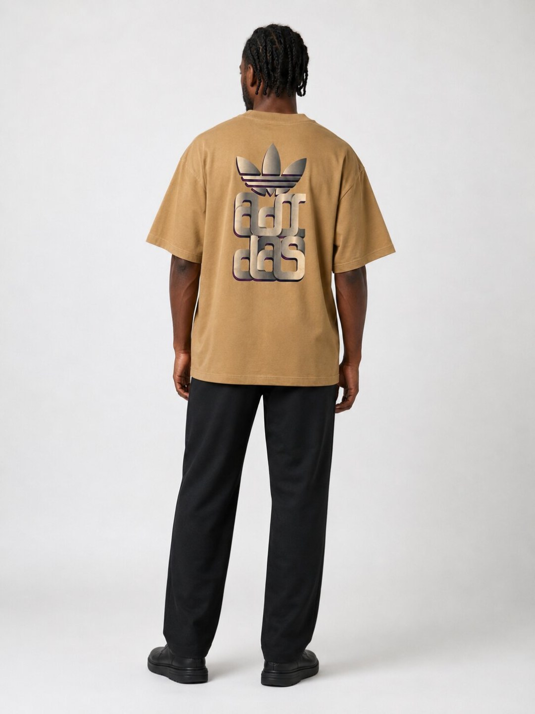 Camiseta Adidas Heritage - Areia — foto 2
