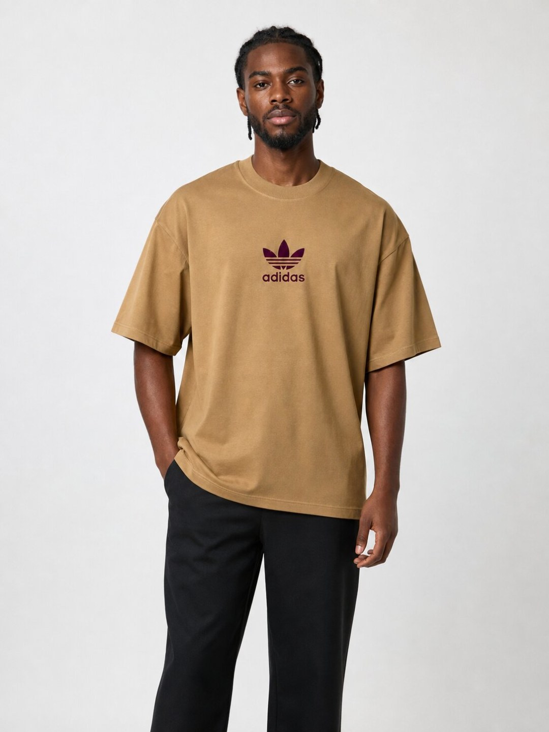 Camiseta Adidas Heritage - Areia — foto 4