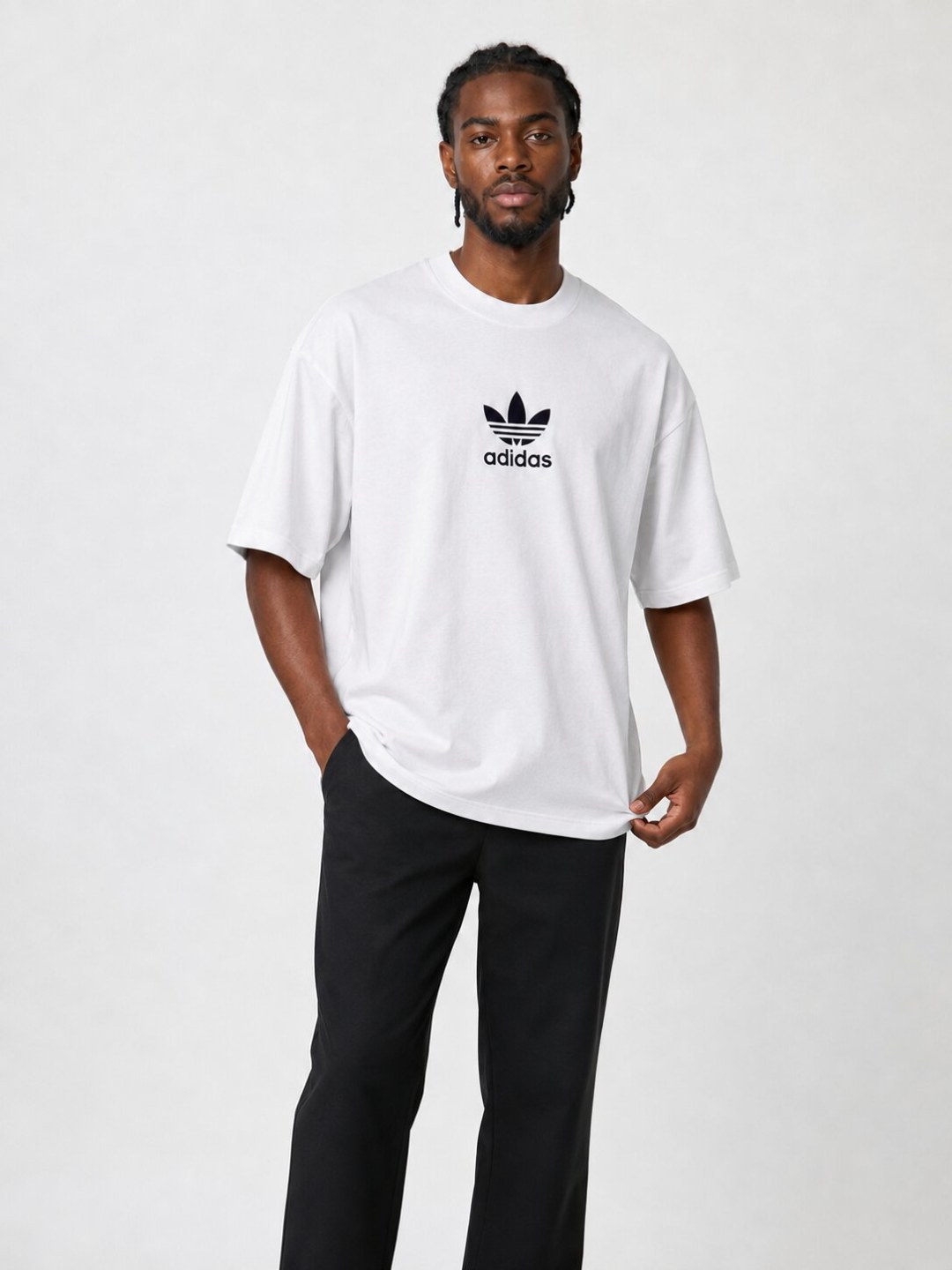 Camiseta Adidas Heritage - Branca — foto 4