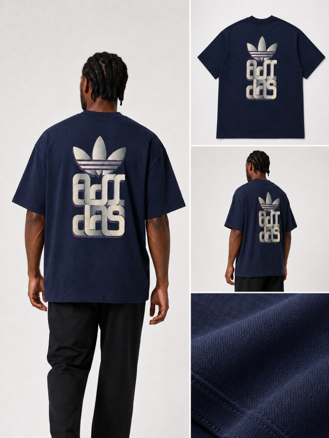 Camiseta Adidas Heritage - Marinho  — foto 5