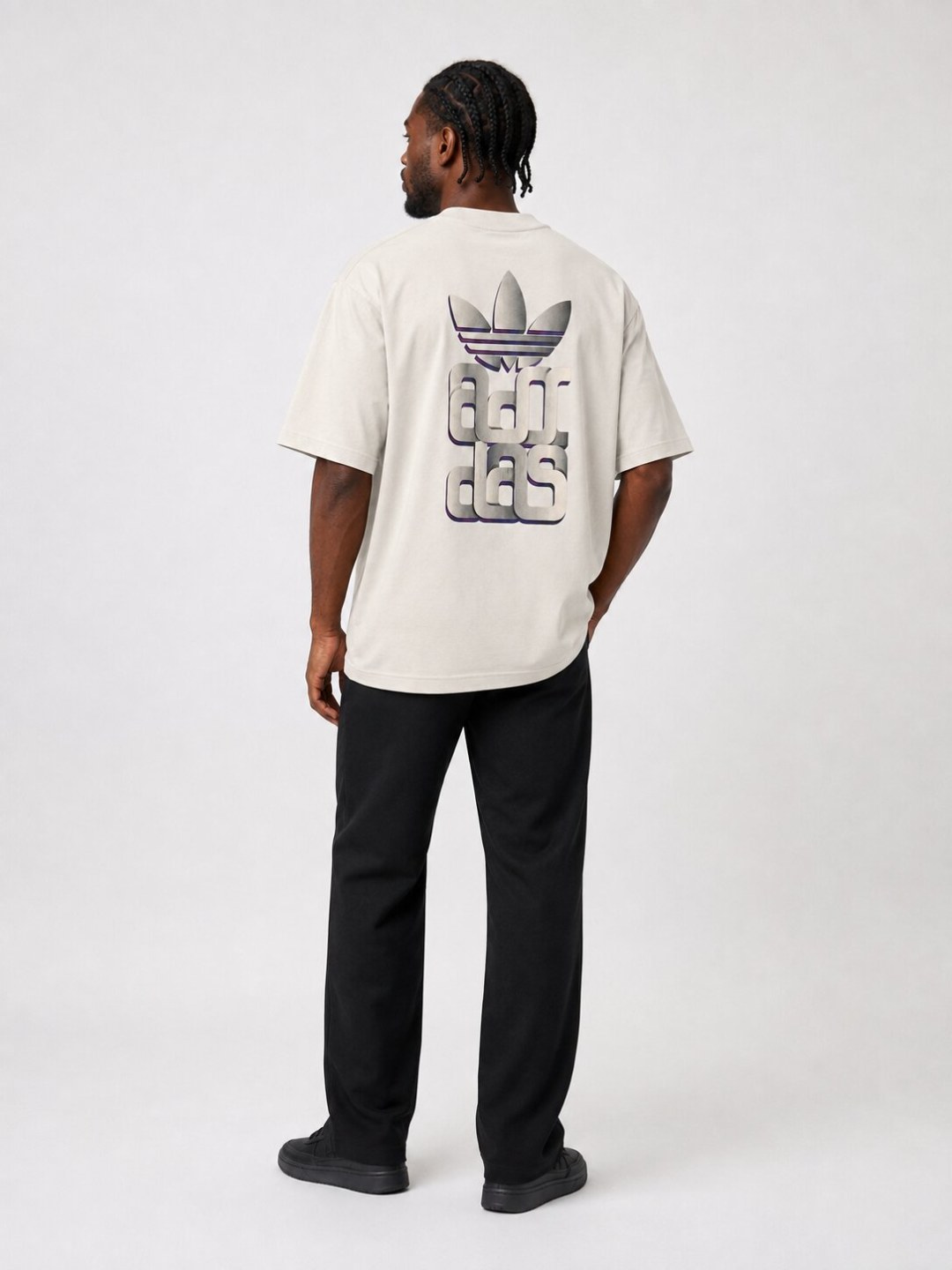 Camiseta Adidas Heritage - Off White — foto 2