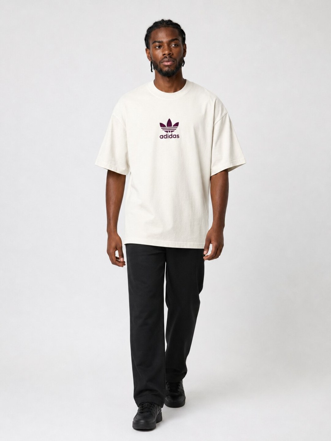 Camiseta Adidas Heritage - Off White — foto 4