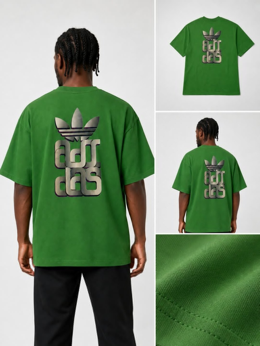 Camiseta Adidas Heritage - Verde  — foto 5