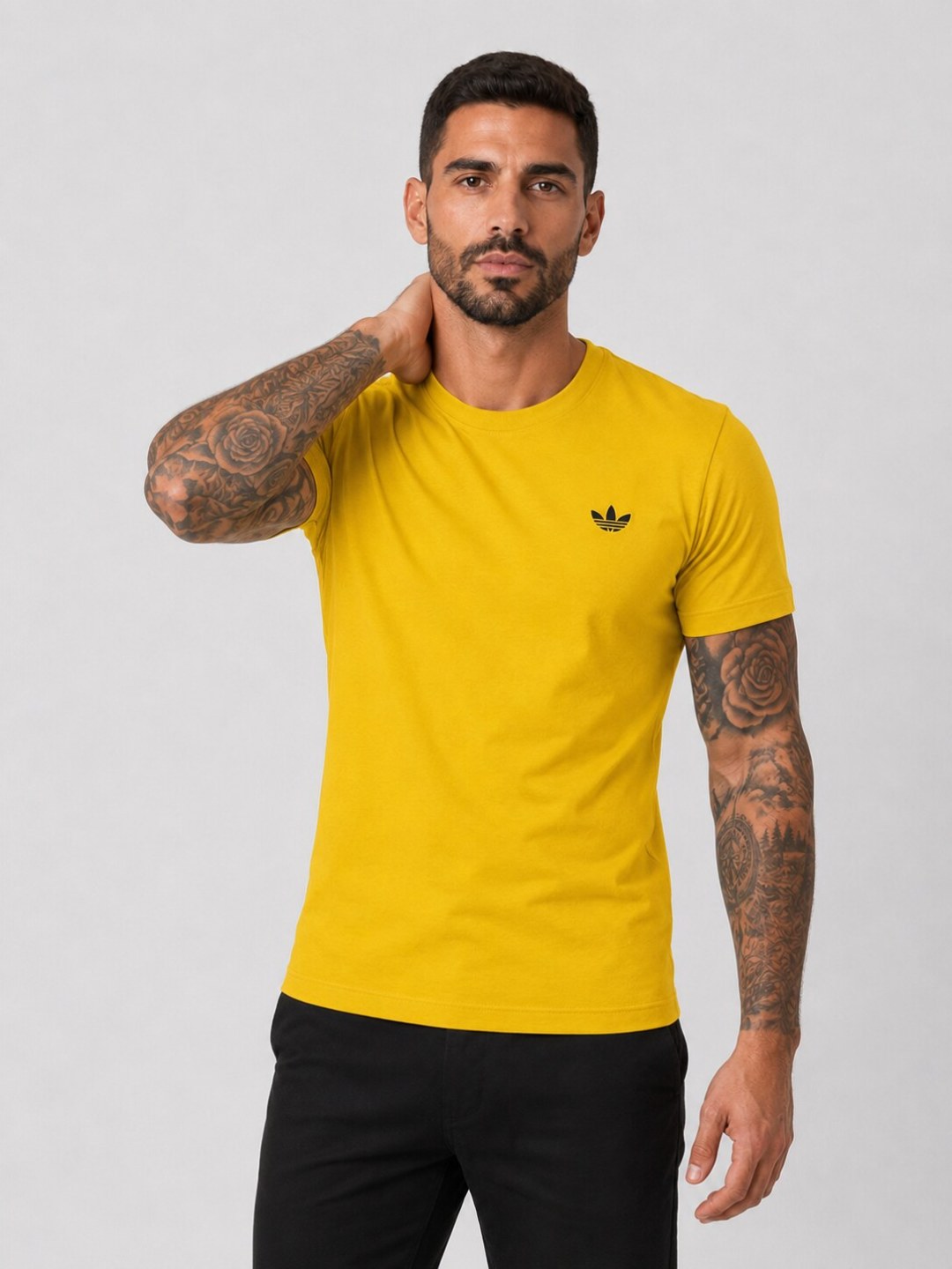 Camiseta Adidas Trefoil - Amarela  — foto 2