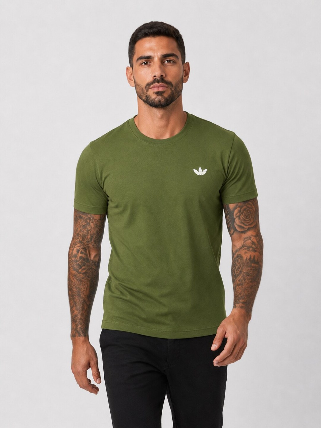 Camiseta Adidas Trefoil - Militar  — foto 2