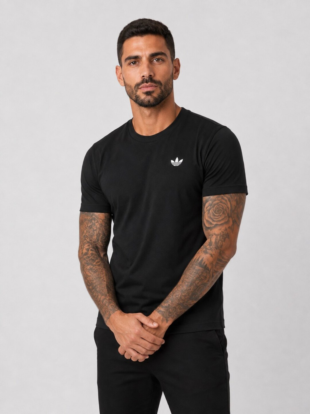Camiseta Adidas Trefoil - Preta  — foto 2