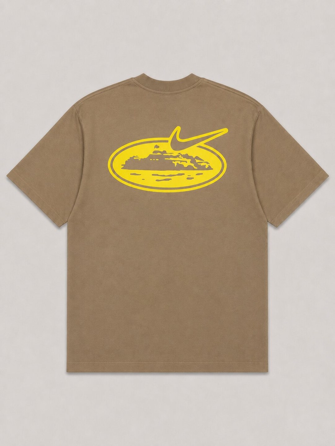 Camiseta Corteiz Island - Bege
