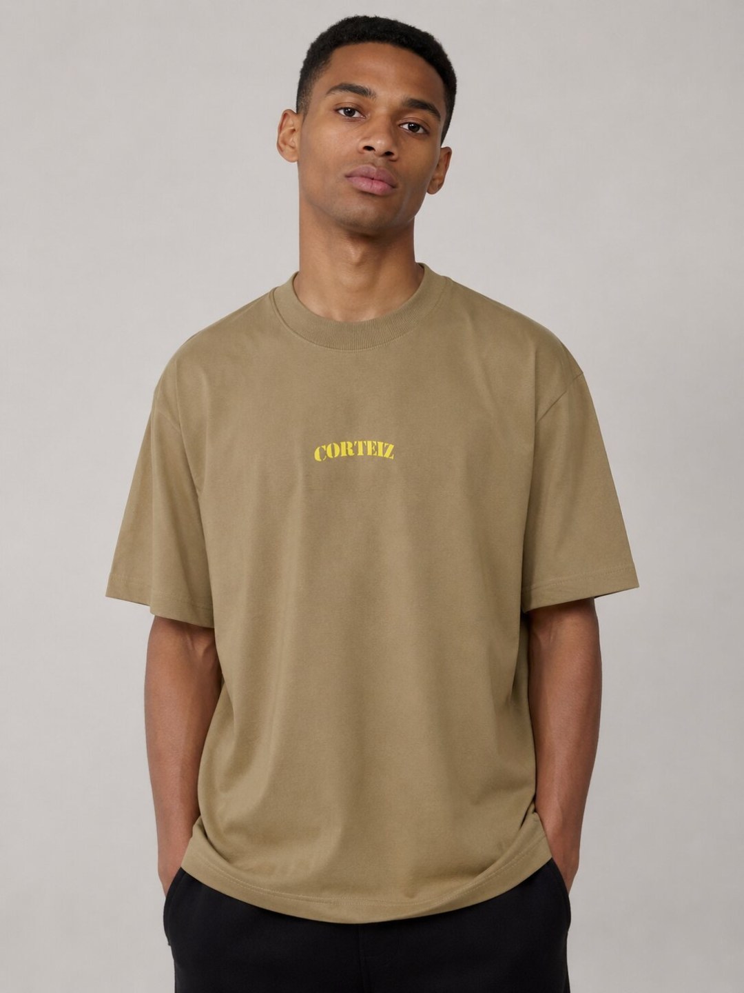 Camiseta Corteiz Island - Bege — foto 4