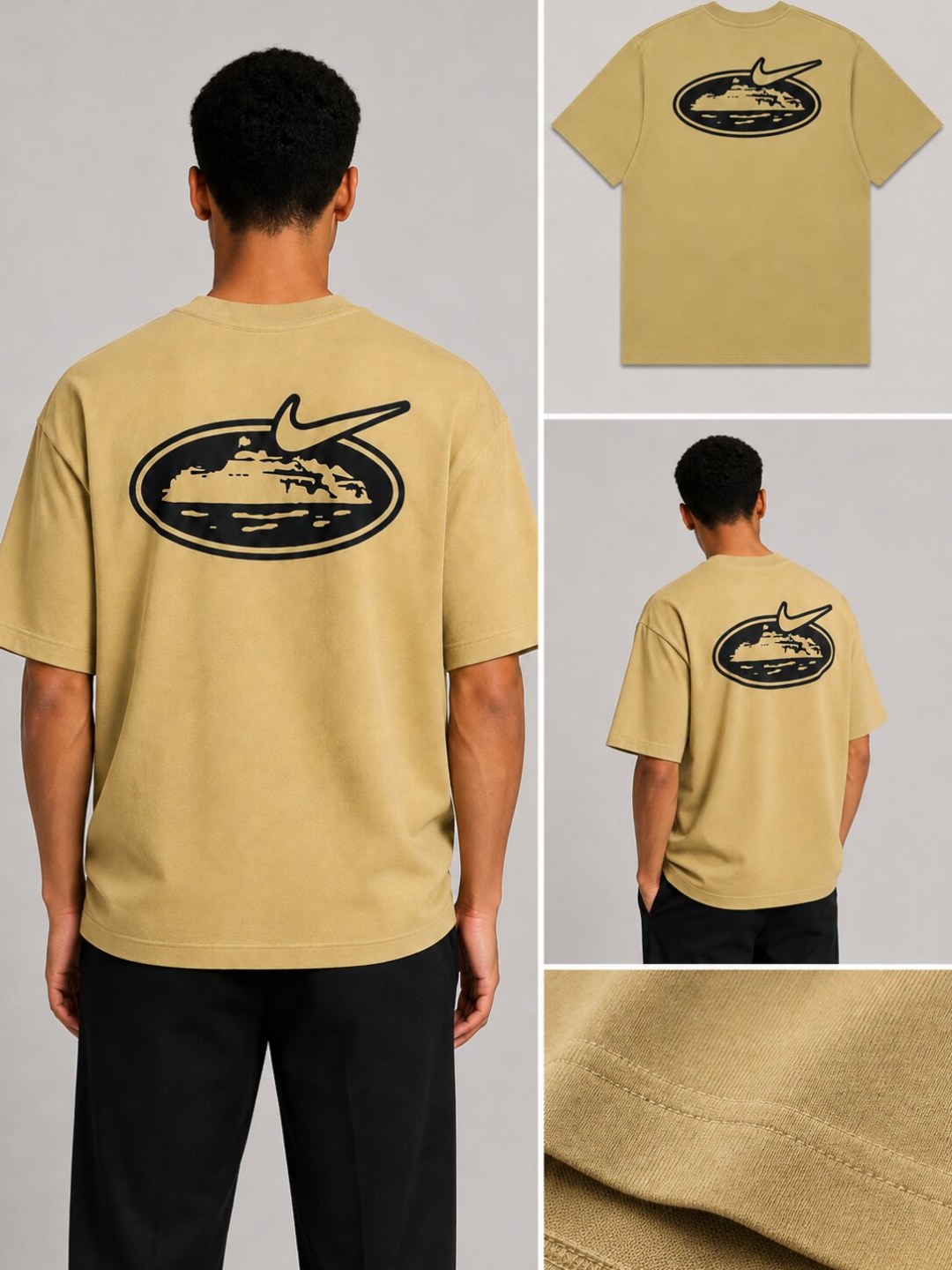Camiseta Corteiz Island - Caramelo — foto 5
