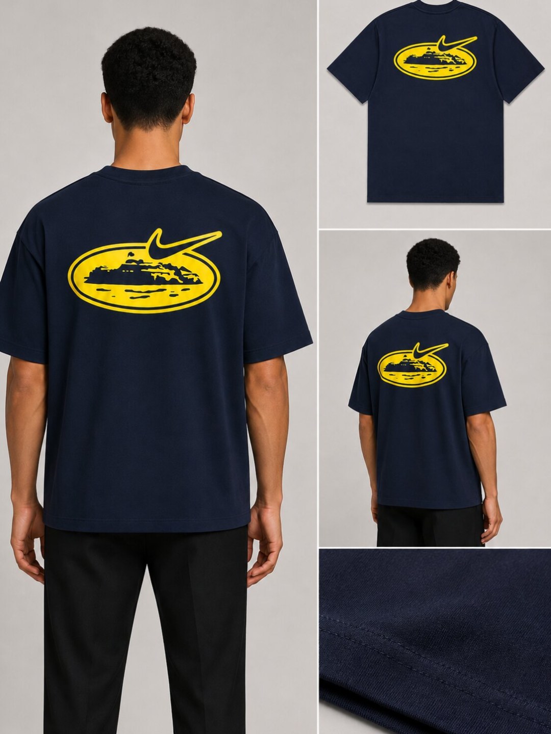 Camiseta Corteiz Island - Marinho — foto 5