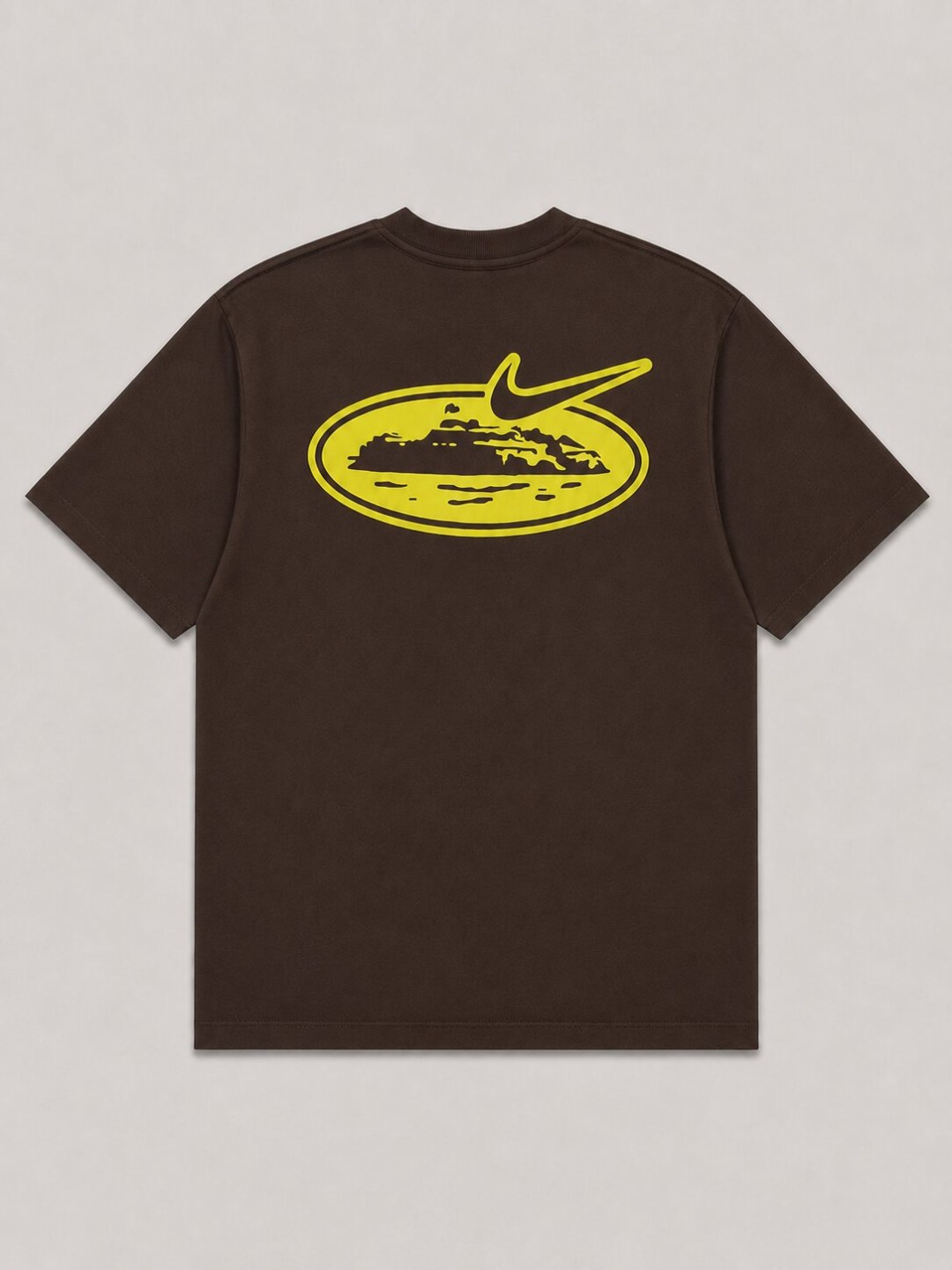 Camiseta Corteiz Island - Marrom