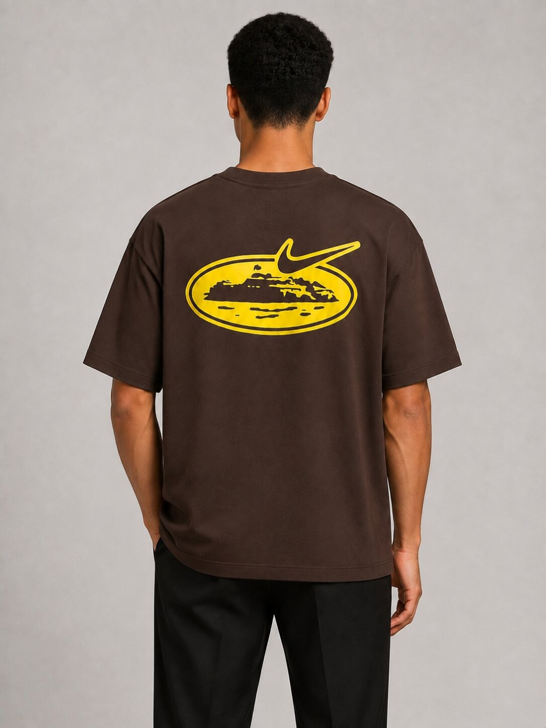 Camiseta Corteiz Island - Marrom — foto 2