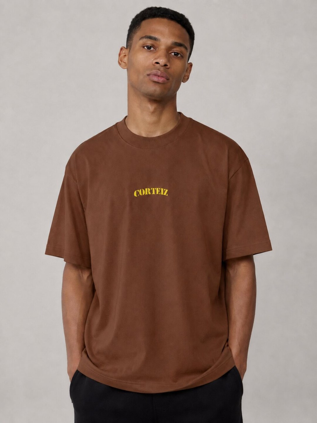 Camiseta Corteiz Island - Marrom — foto 4