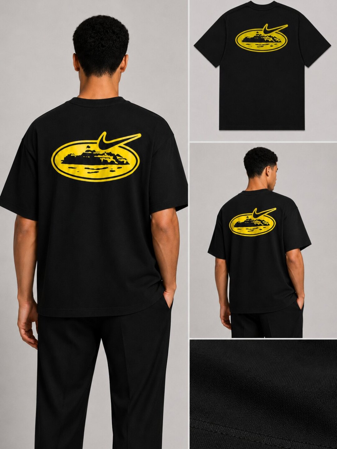 Camiseta Corteiz Island - Preta  — foto 5