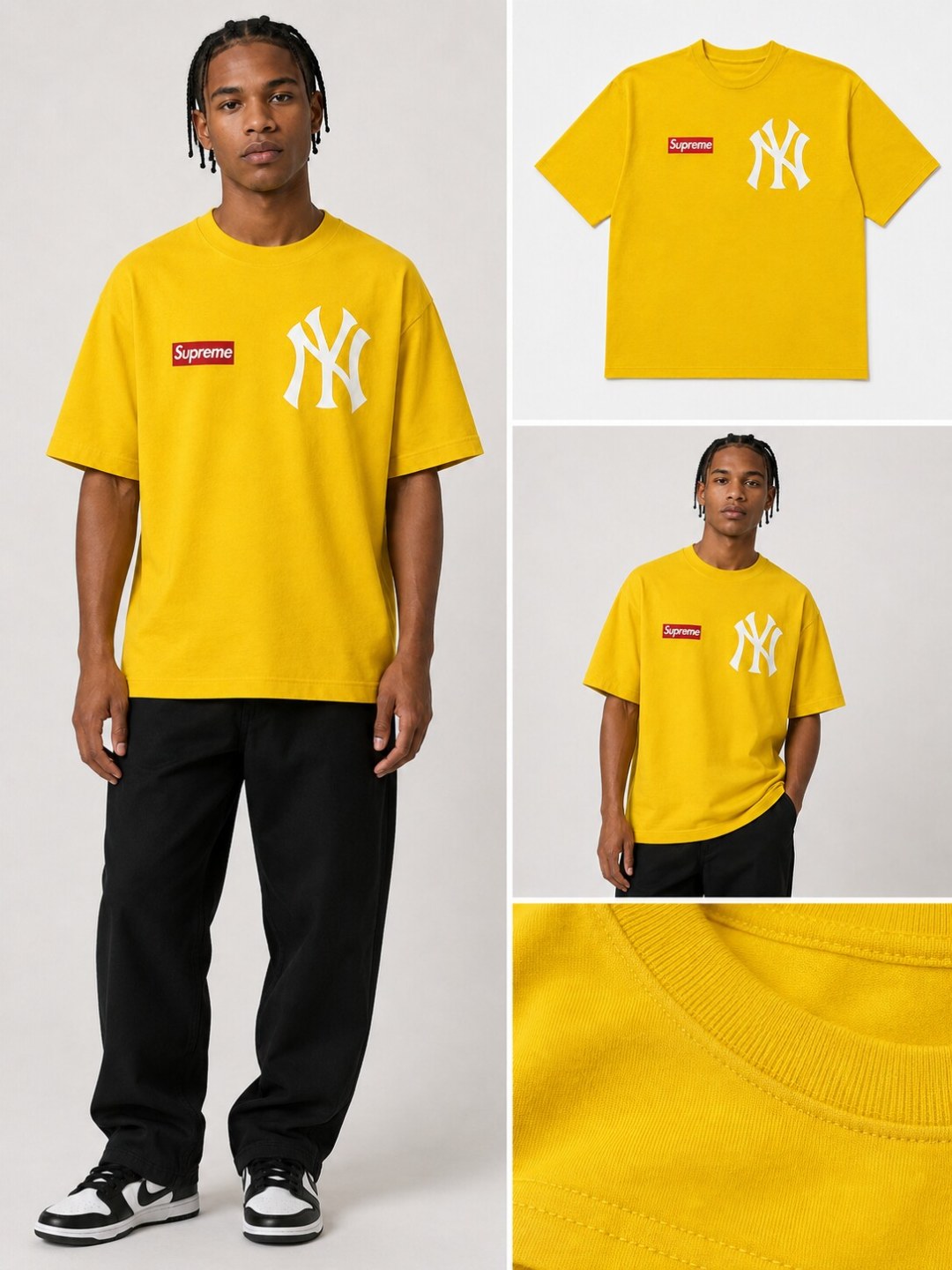 Camiseta New Era NY Street - Amarelo  — foto 3