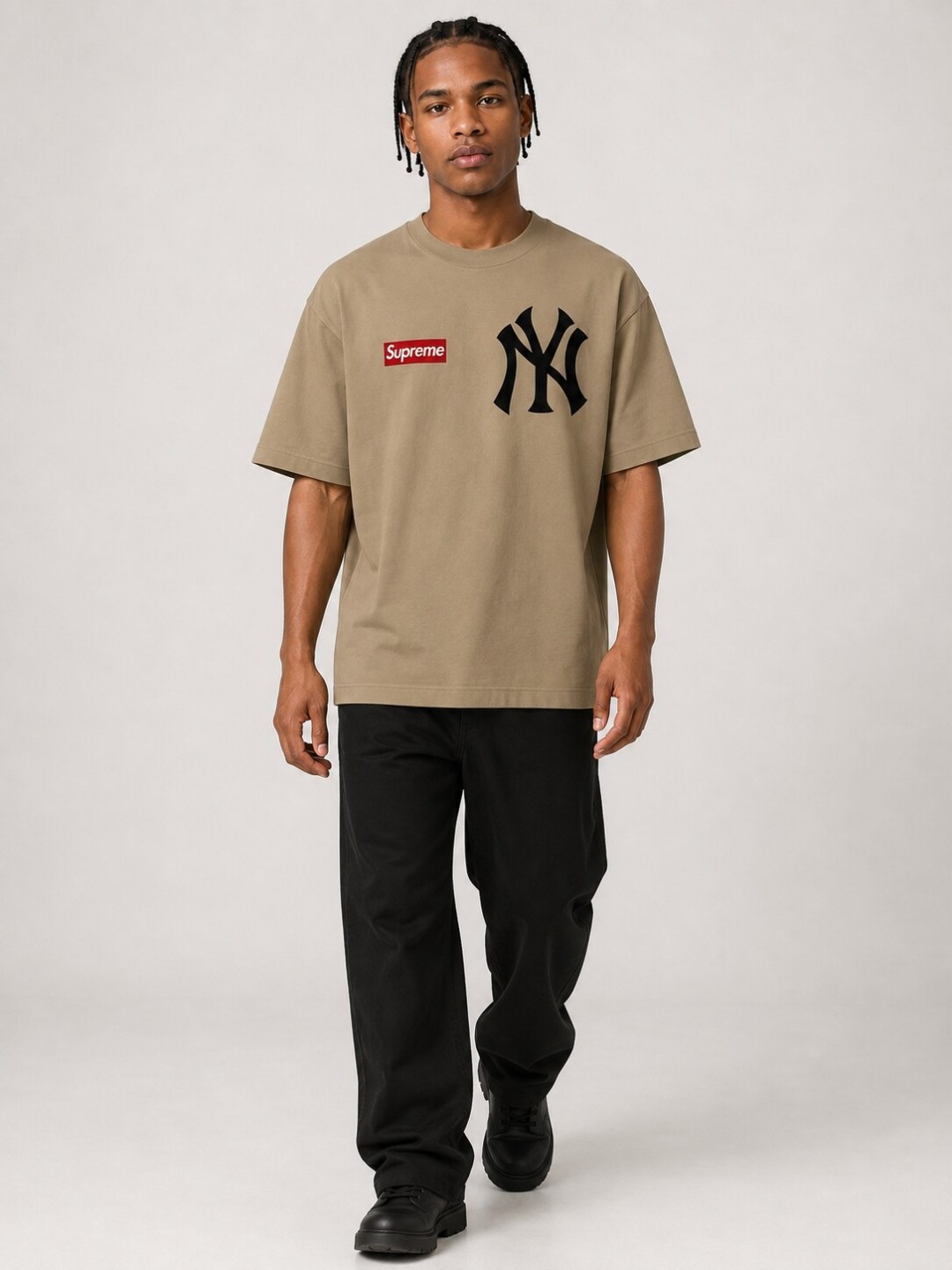 Camiseta New Era NY Street - Bege — foto 2