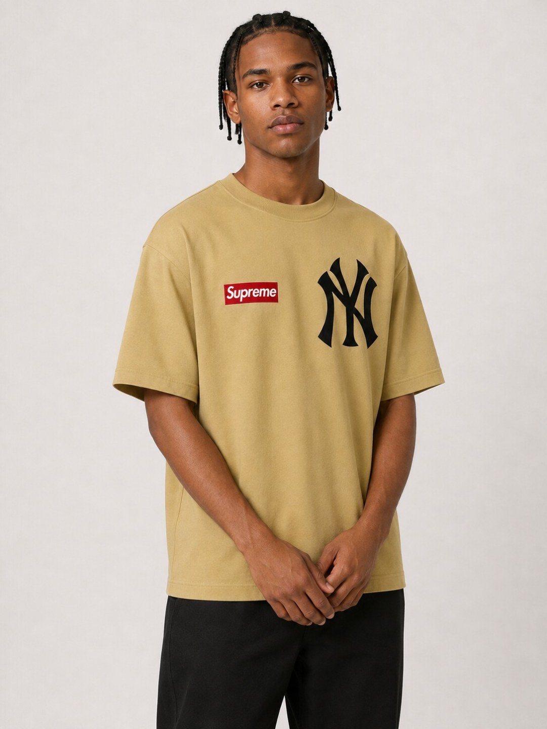 Camiseta New Era NY Street - Caqui — foto 2