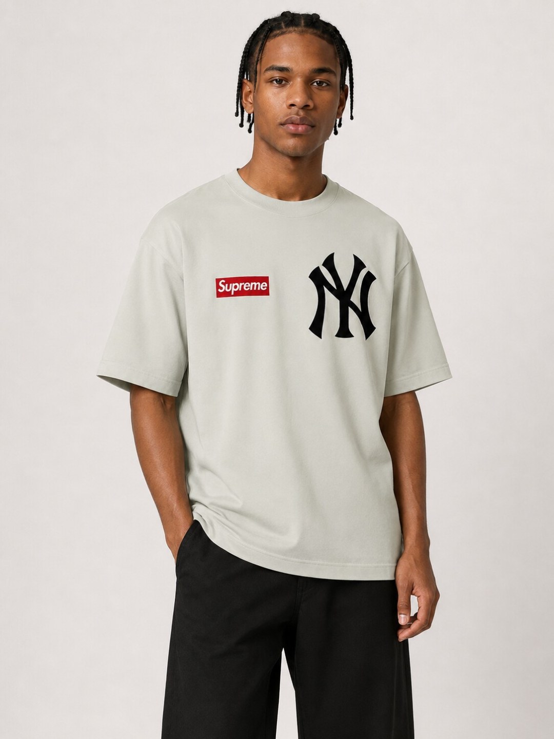 Camiseta New Era NY Street - Gelo — foto 2