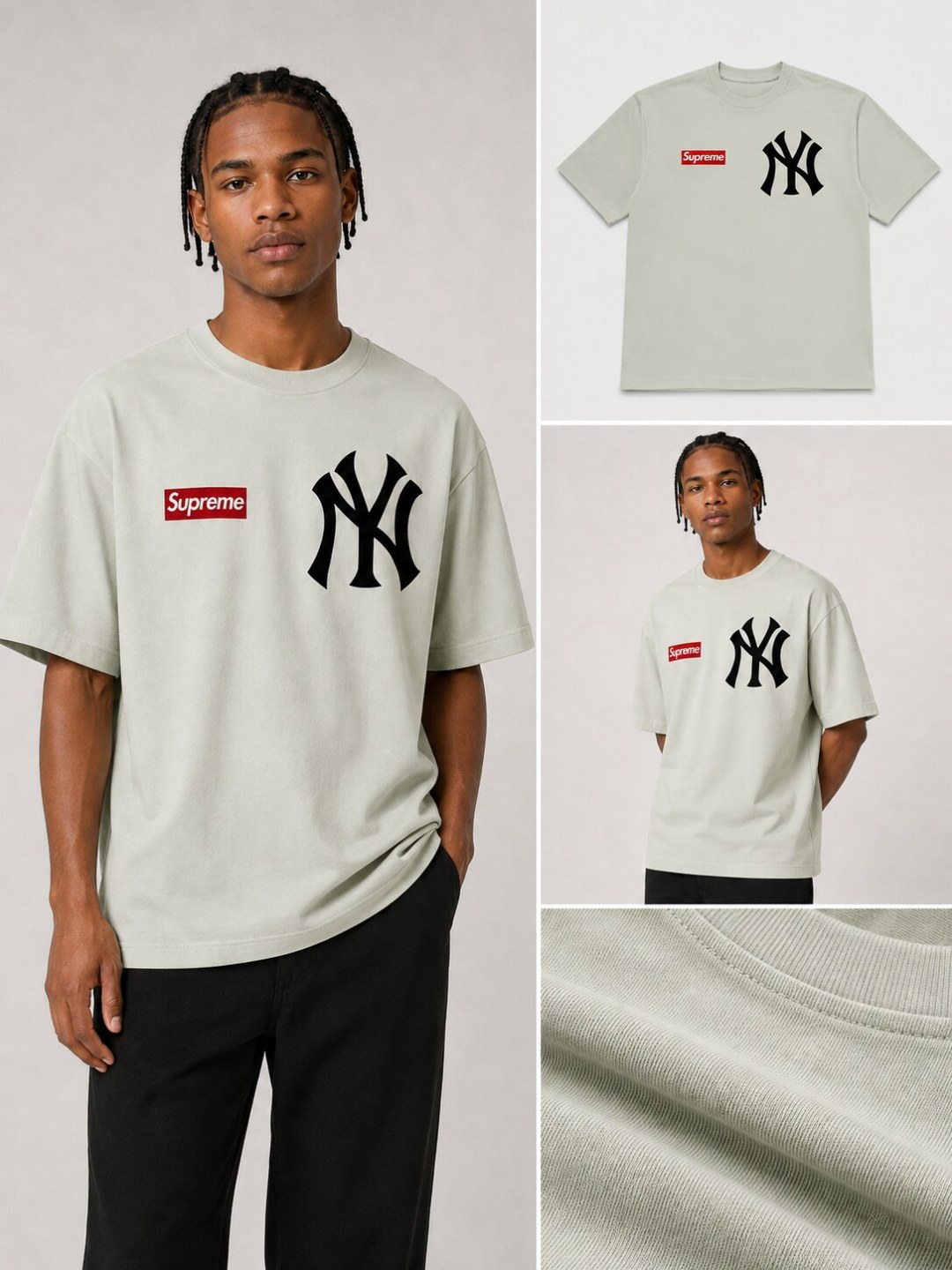 Camiseta New Era NY Street - Gelo — foto 3