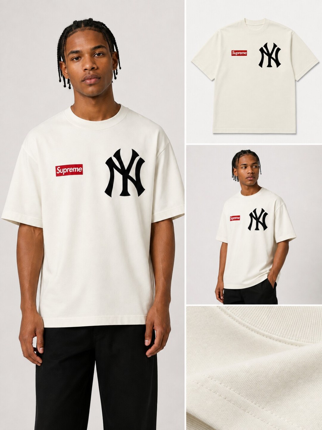 Camiseta New Era NY Street - Off White — foto 3