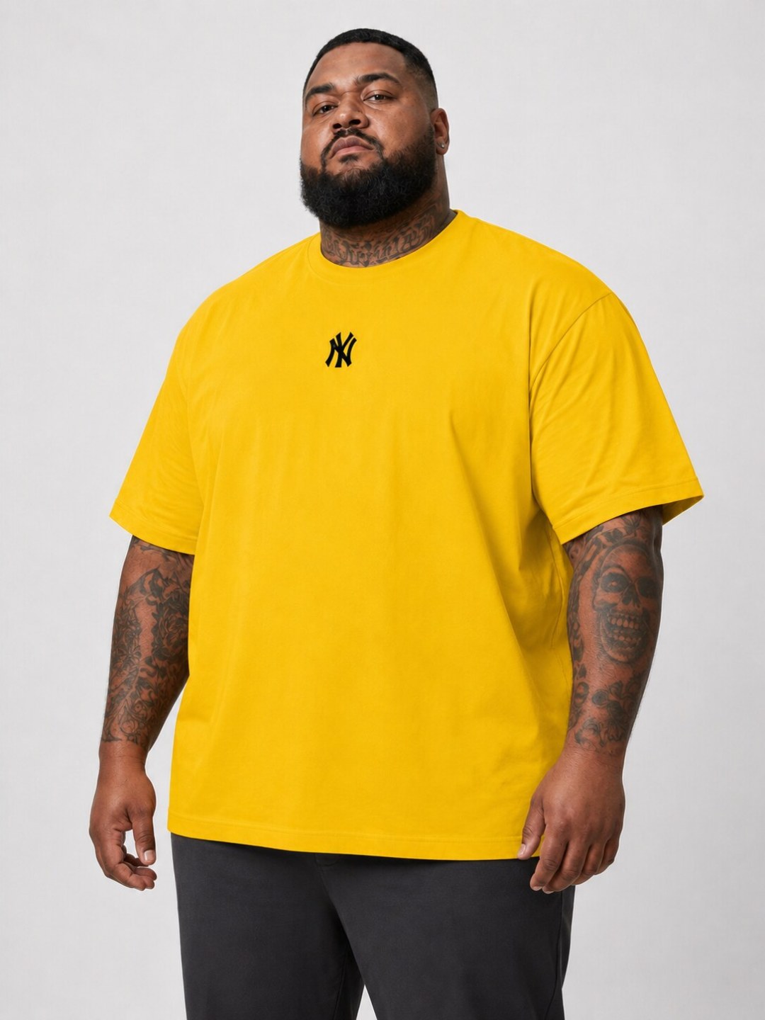 Camiseta New York Urban Plus Size - Amarela — foto 2