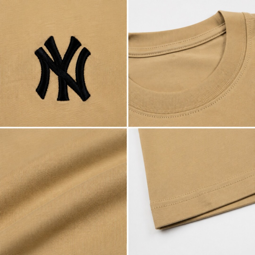 Camiseta New York Urban Plus Size - Bege — foto 3