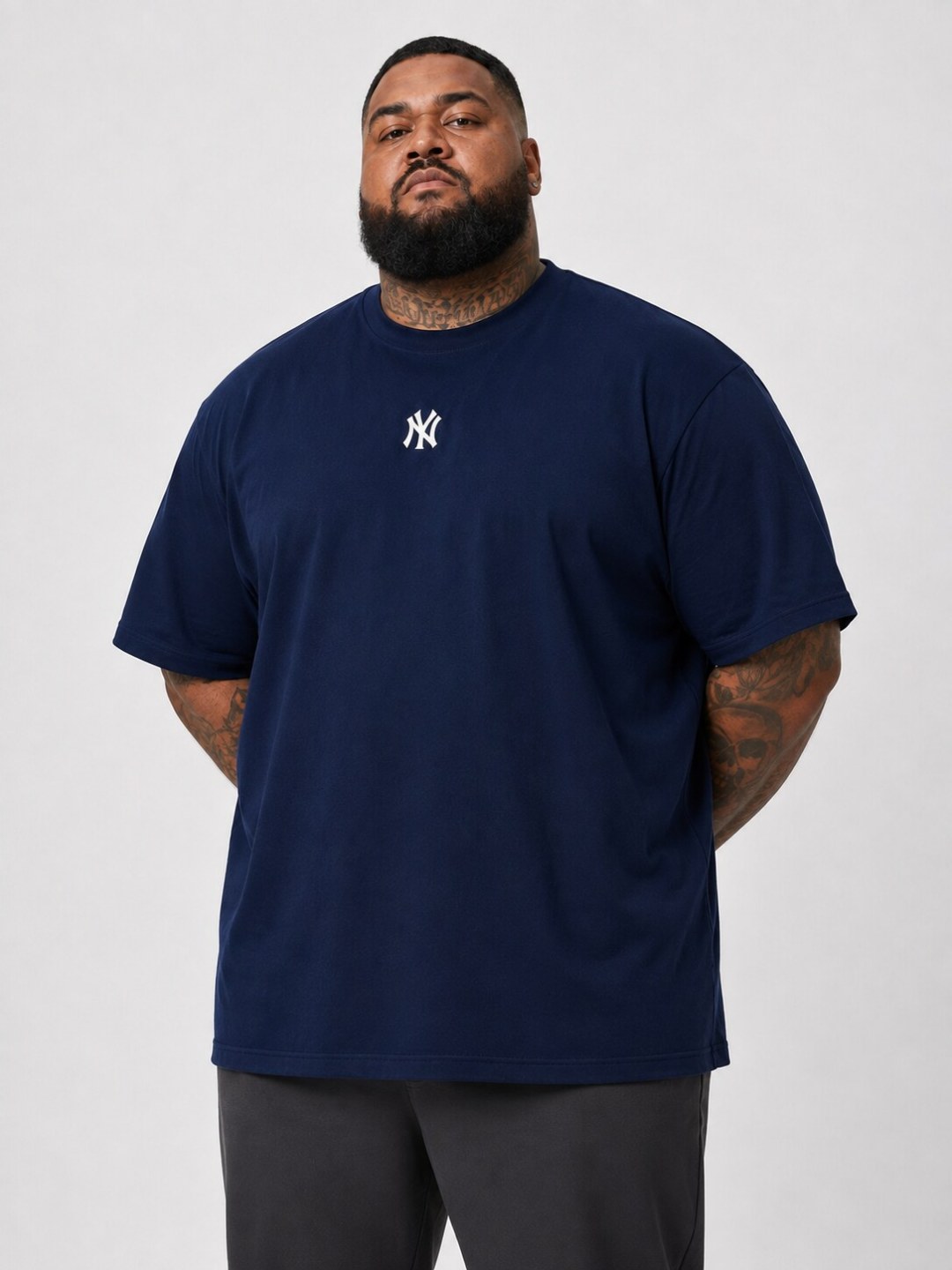 Camiseta New York Urban Plus Size - Marinho — foto 2