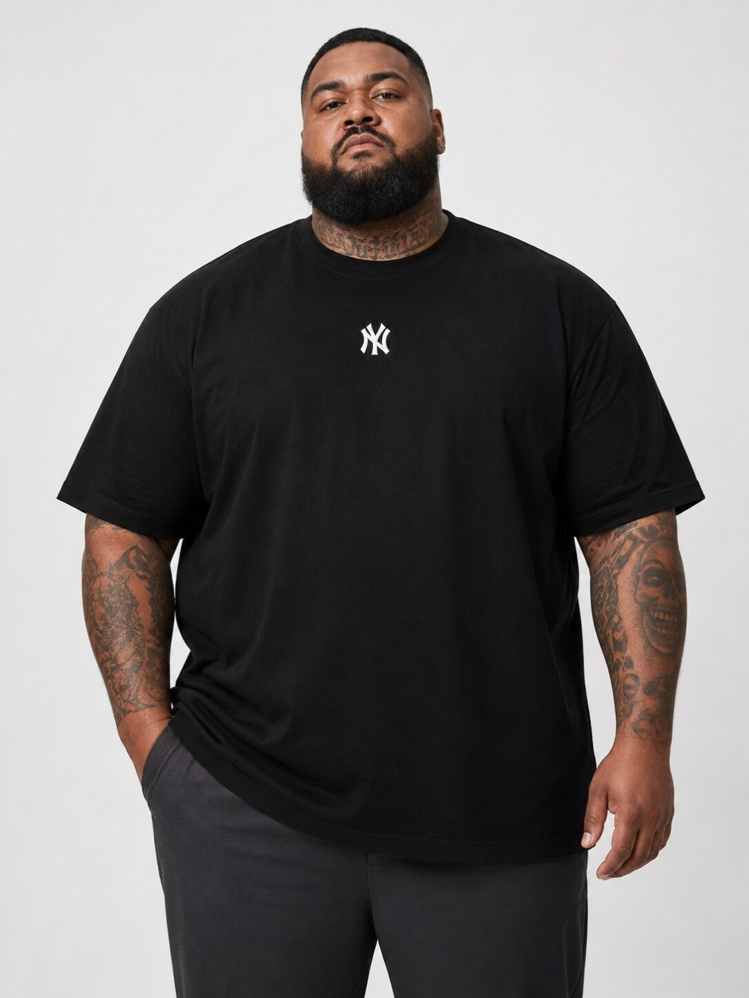 Camiseta New York Urban Plus Size - Preta  — foto 2