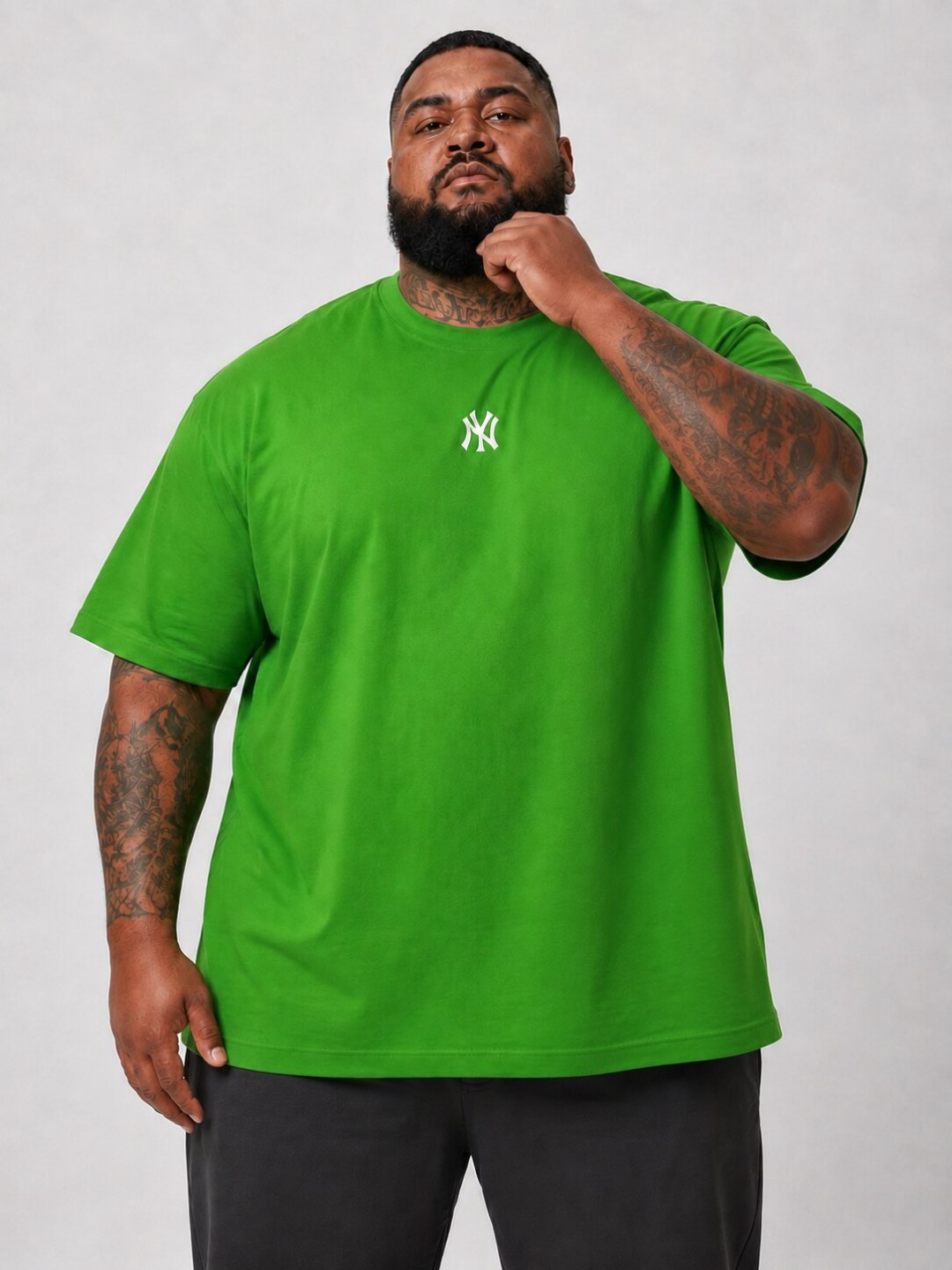 Camiseta New York Urban Plus Size - Verde — foto 2
