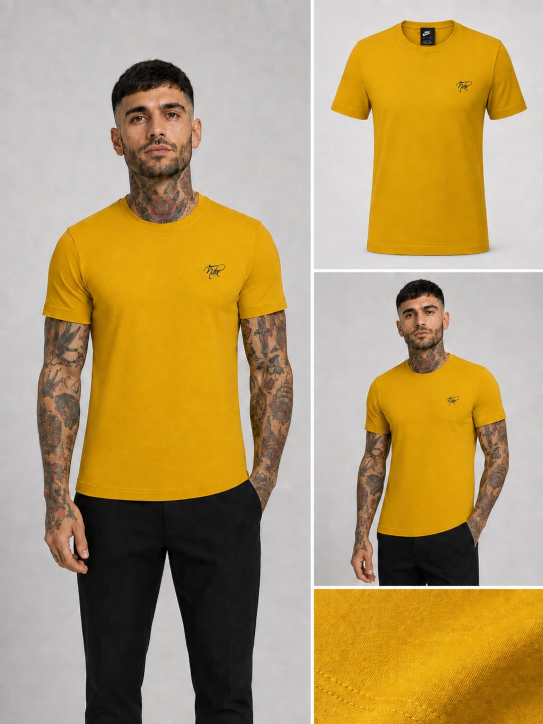 Camiseta Nike Lima Signature - Amarela — foto 3