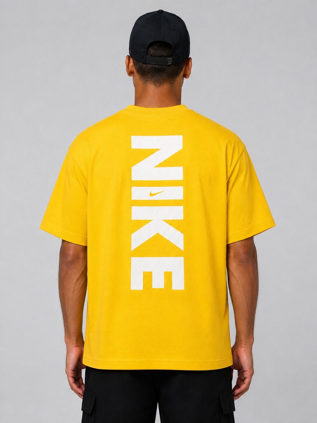Camiseta Nike Vertical - Amarelo — foto 2