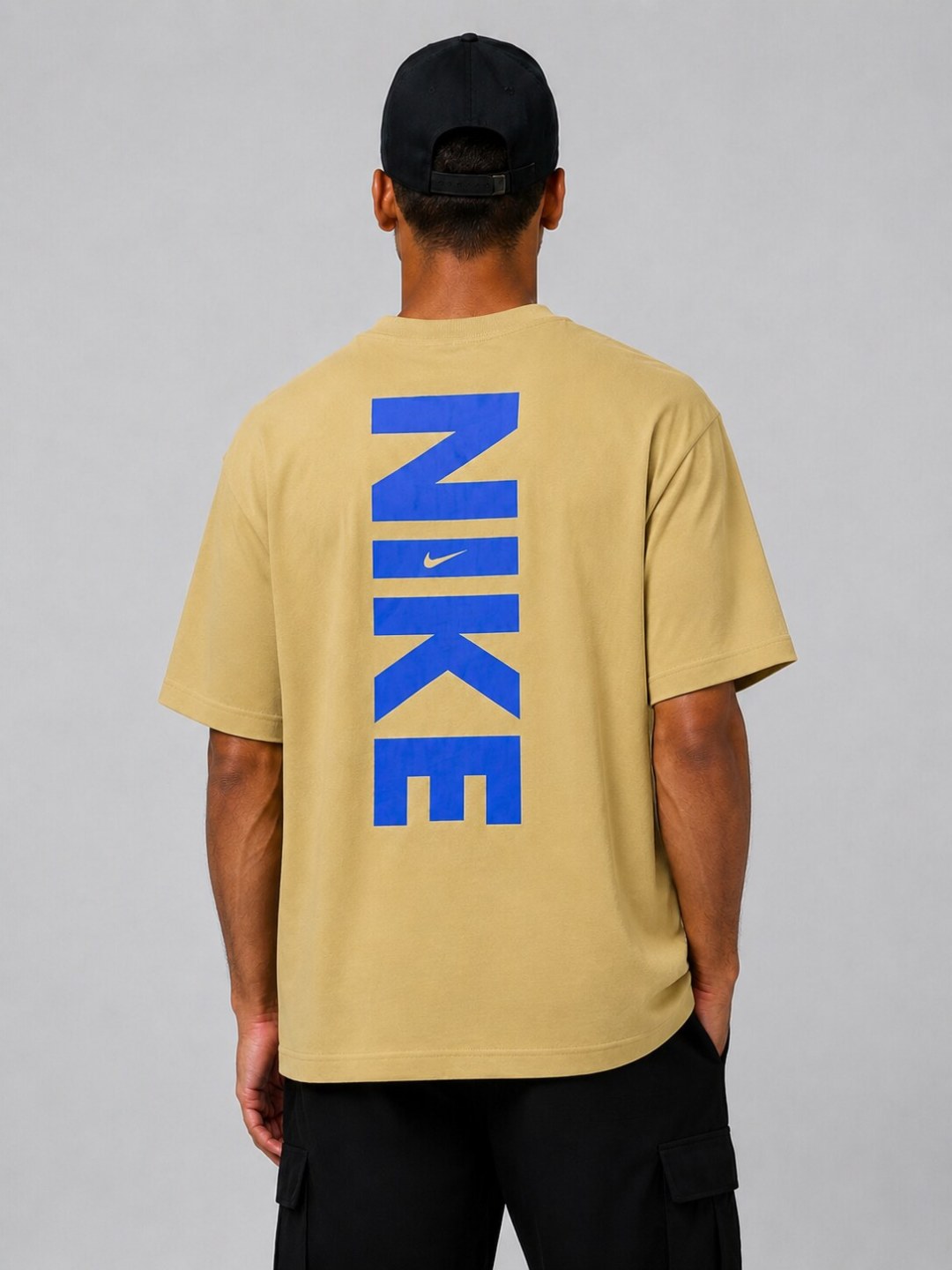 Camiseta Nike Vertical - Caqui — foto 2