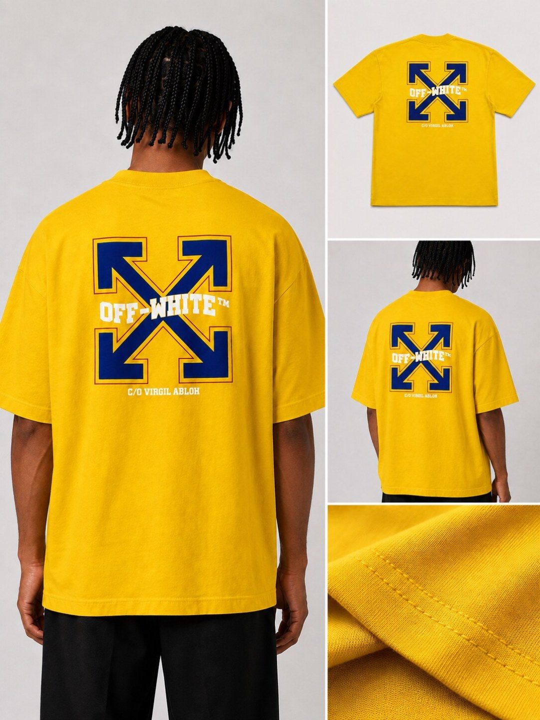 Camiseta Off-White Arrows Legacy - Amarelo  — foto 5