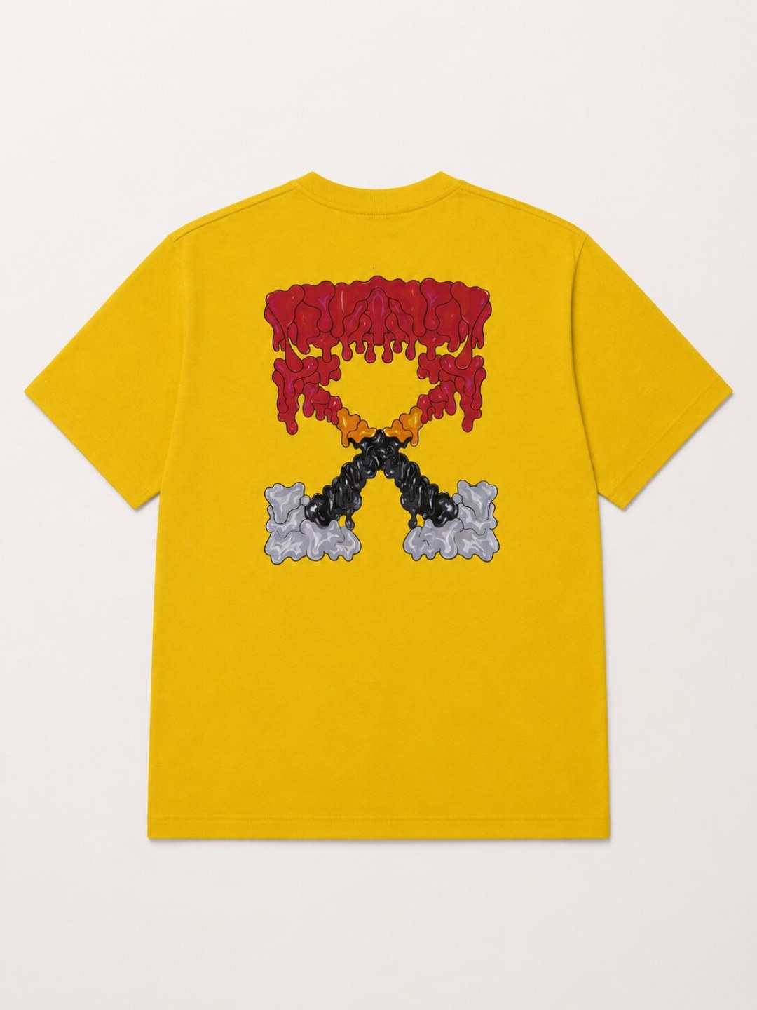 Camiseta Off-White Liquid Arrows - Amarela