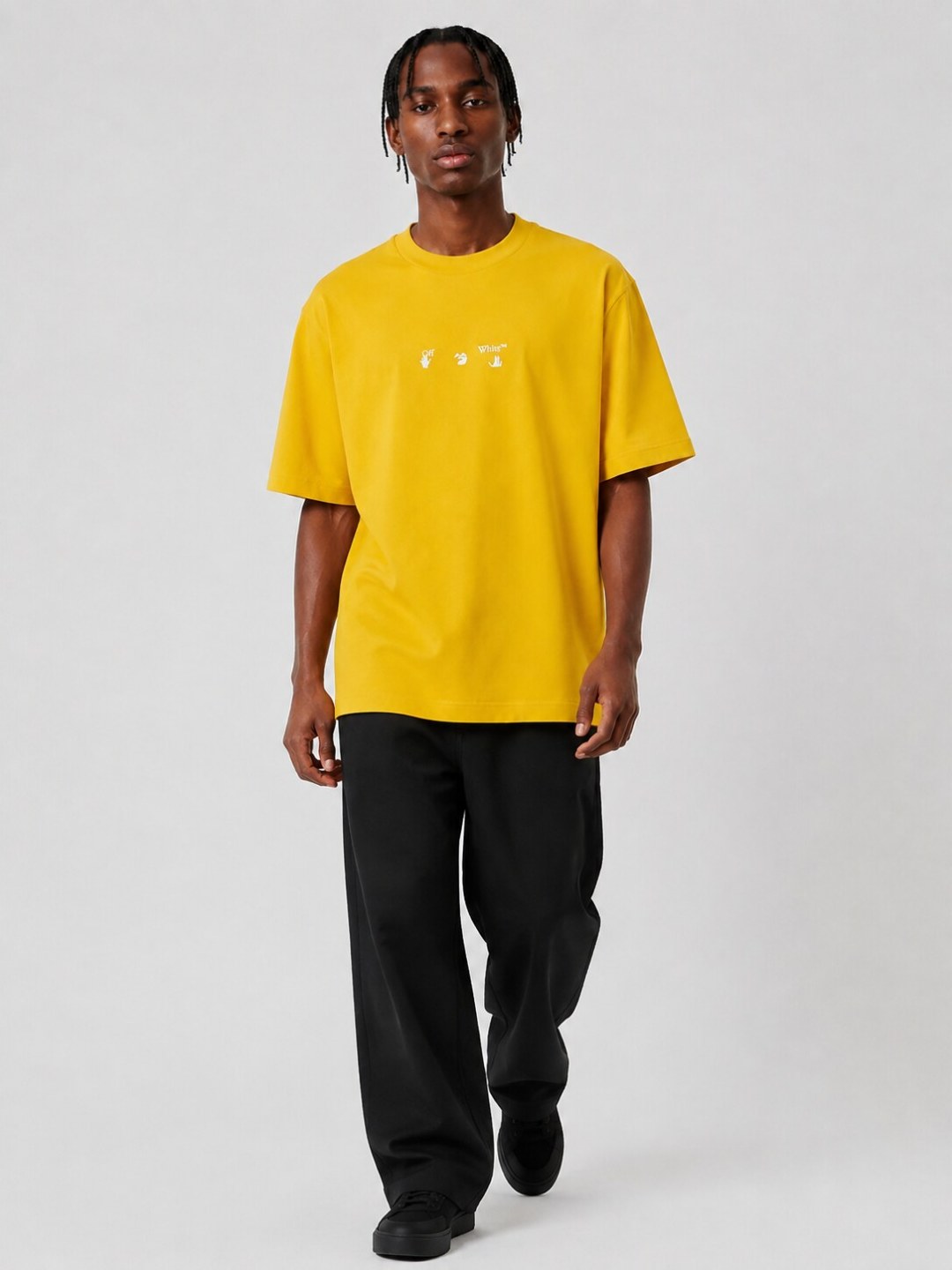 Camiseta Off-White Liquid Arrows - Amarela — foto 4