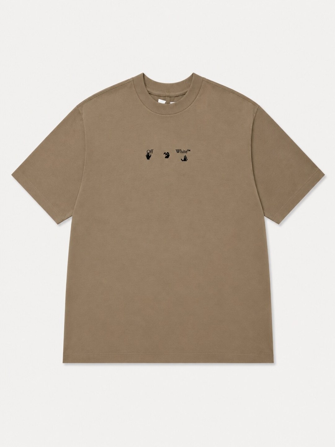 Camiseta Off-White Liquid Arrows - Bege — foto 3