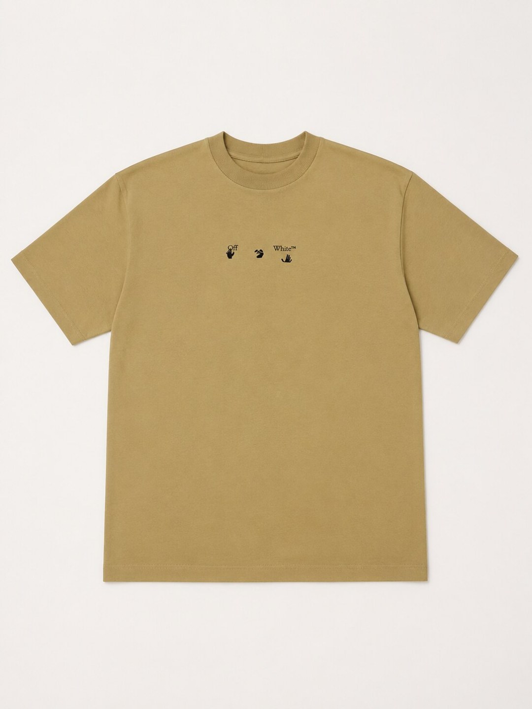 Camiseta Off-White Liquid Arrows - Caramelo — foto 3