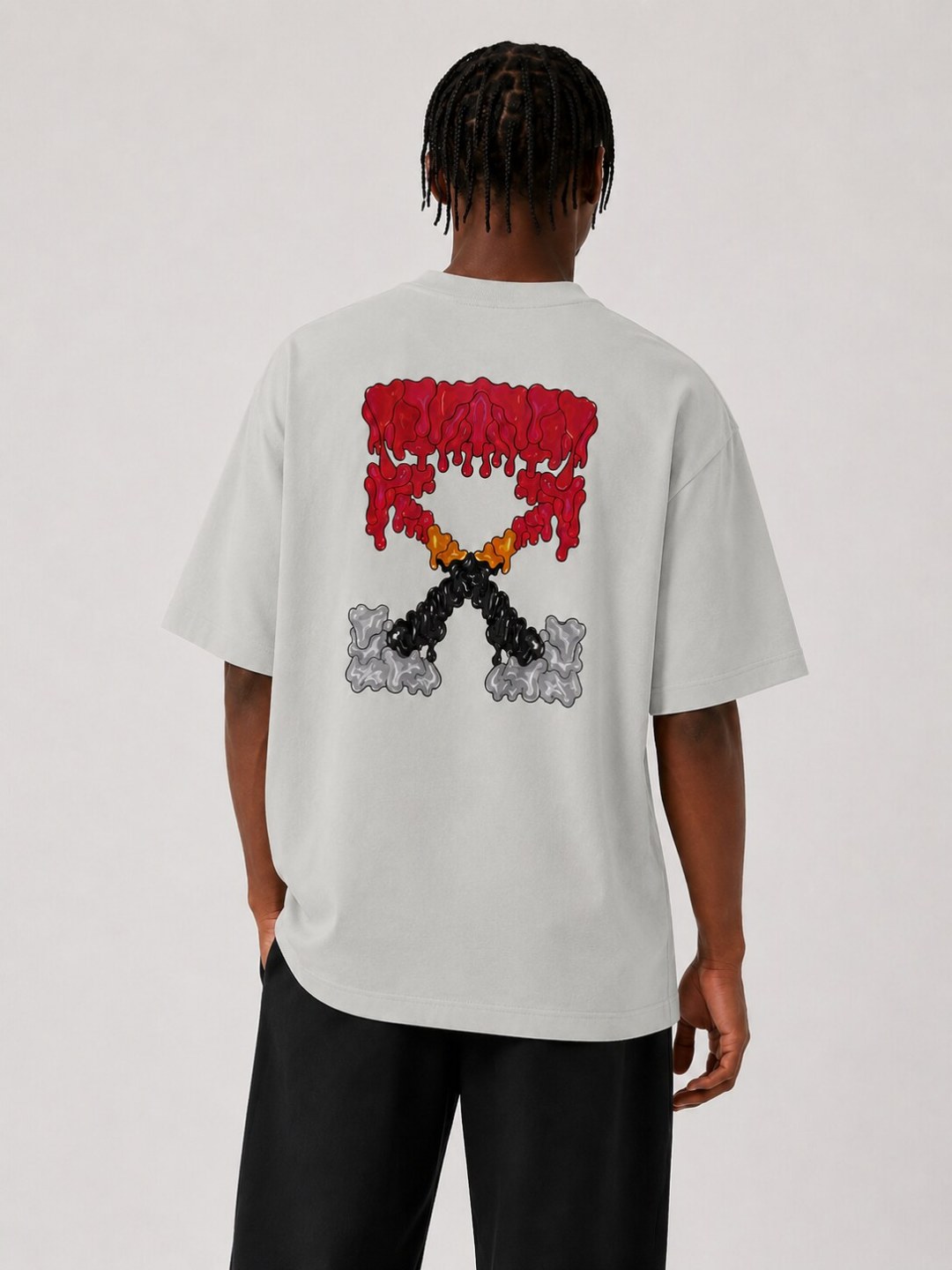 Camiseta Off-White Liquid Arrows - Cinza — foto 2