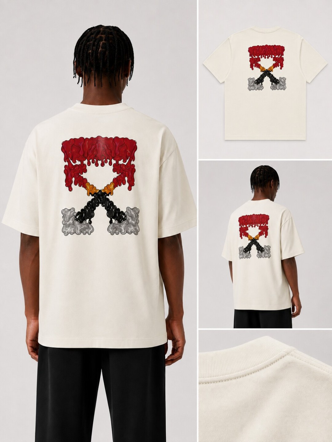 Camiseta Off-White Liquid Arrows - OFF — foto 5